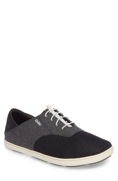 Olukai Nohea Moku Sneaker In Dark Shadow/dark Shadow