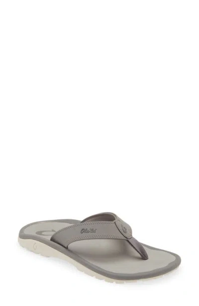 Olukai Ohana Flip Flop In Gray