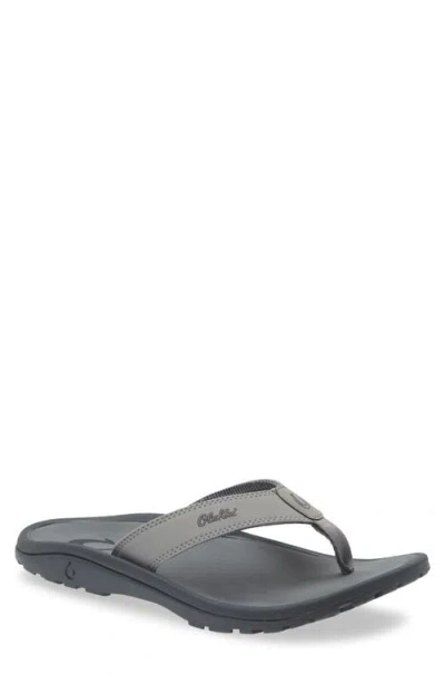 Olukai Ohana Flip Flop In Gray