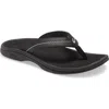 Olukai Ohana Flip Flop In Black