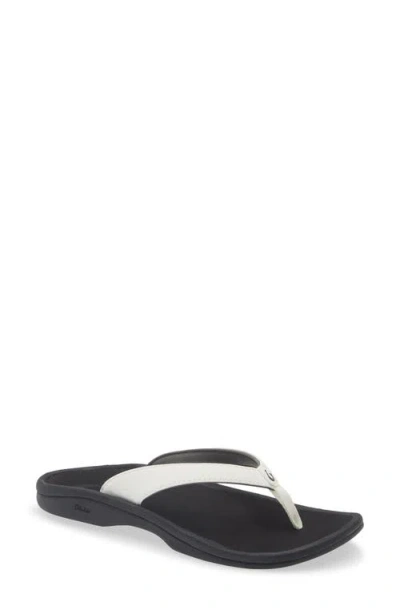 Olukai Ohana Flip Flop In Black