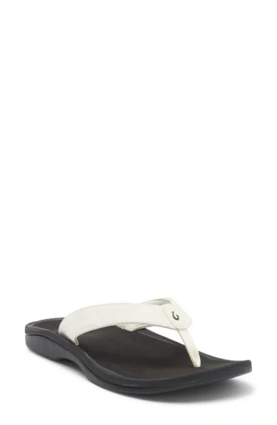 Olukai Ohana Flip Flop In Black