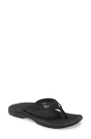 Olukai Ohana Flip Flop In Black/ Paradise