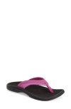 Olukai Ohana Flip Flop In Bougainvillea/black