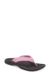 Olukai Ohana Flip Flop In Dragon Fruit/black