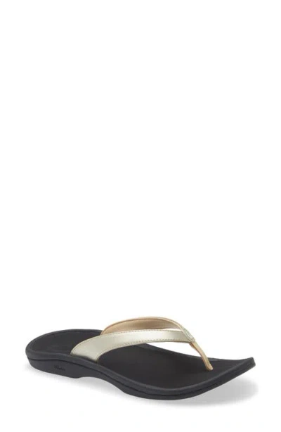 Olukai Ohana Flip Flop In Neutral