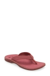 Olukai Ohana Flip Flop In Red Earth/red Earth