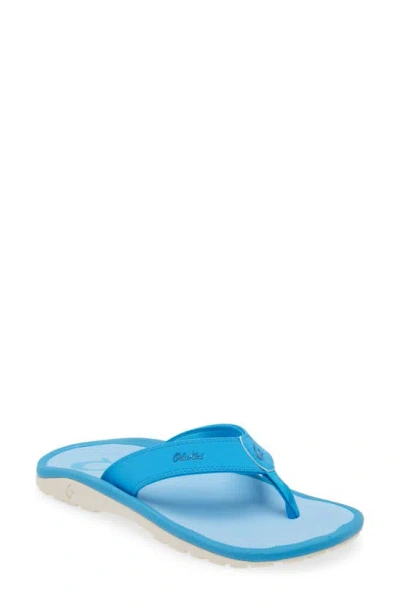 Olukai Ohana Flip Flop In Blue