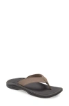 Olukai Ohana Flip Flop In Warm Taupe/ Island Salt