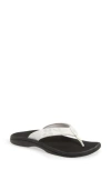 Olukai Ohana Flip Flop In White/paradise