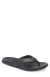 Olukai Olali Flip Flop In Black/black