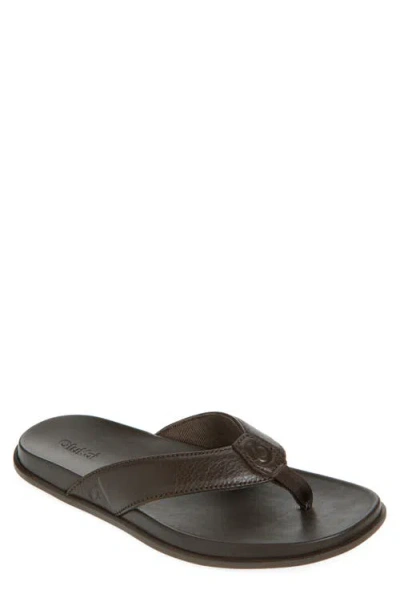 Olukai Olali Flip Flop In Brown