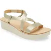 Olukai Onohi Strappy Platform Sandal In Bubbly / White Sand