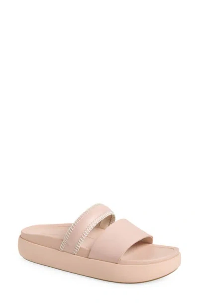 Olukai Pae Slide Sandal In Soft Pink/soft Pink
