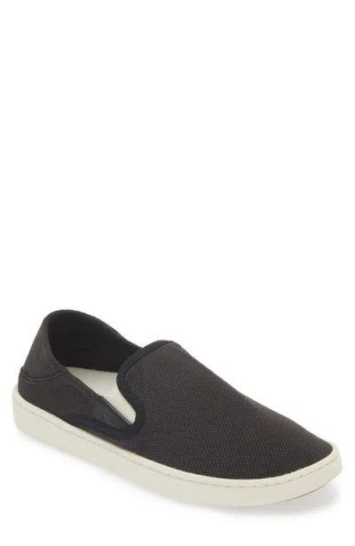 Olukai Pehuea Slip-on Sneaker In Black / Black