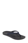Olukai Puawe Flip Flop In Black