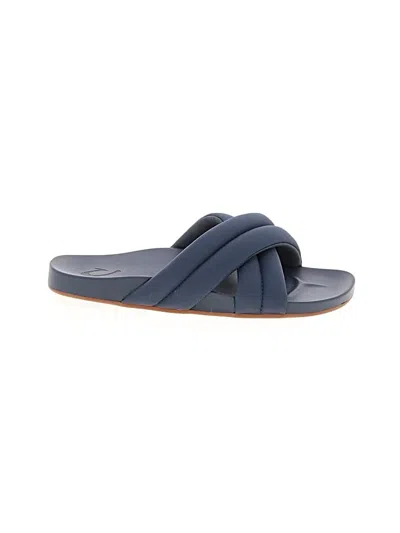 Pre-owned Olukai Sandals In Blue