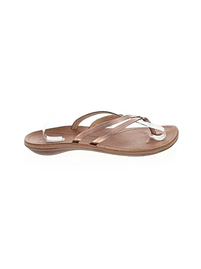Pre-owned Olukai Sandals In Brown