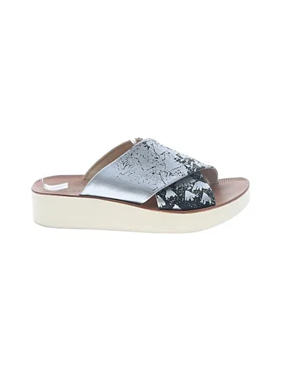 Pre-owned Olukai Sandals In Silver