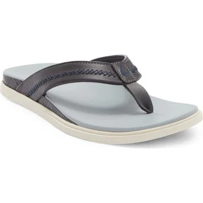 Olukai Shoreline Flip Flop In Blue