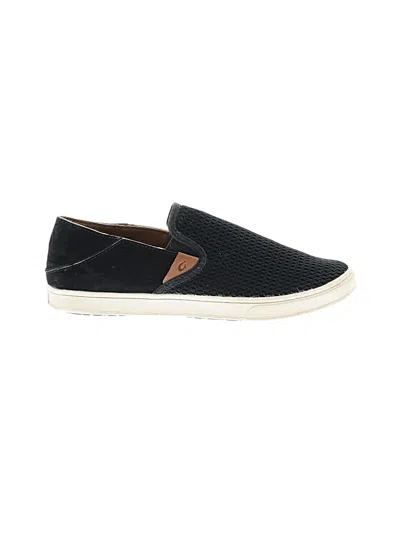 Pre-owned Olukai Sneakers In Black