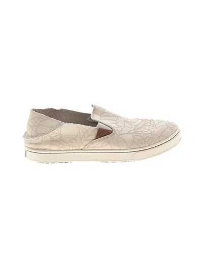 Pre-owned Olukai Sneakers In White