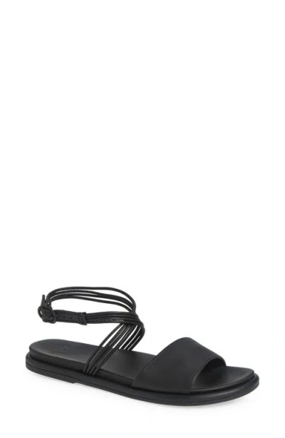 Olukai Tiare Ankle Strap Sandal In Black