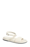 Olukai Tiare Ankle Strap Sandal In White Sand/white Sand