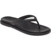 Olukai Tiare Flip Flop In Black