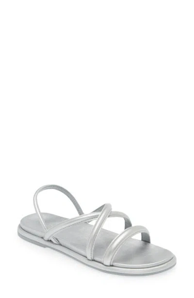 Olukai Tiare Slingback Sandal In Silver