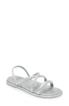 Olukai Tiare Slingback Sandal In Silver/silver
