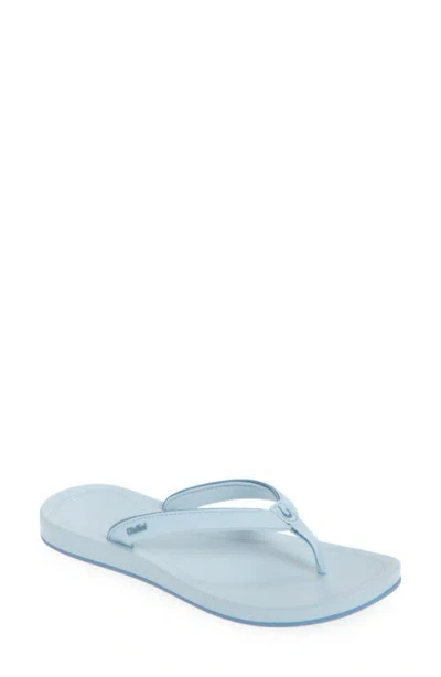 Olukai Uiki Water Resistant Flip Flop In Bright Sky/bright Sky