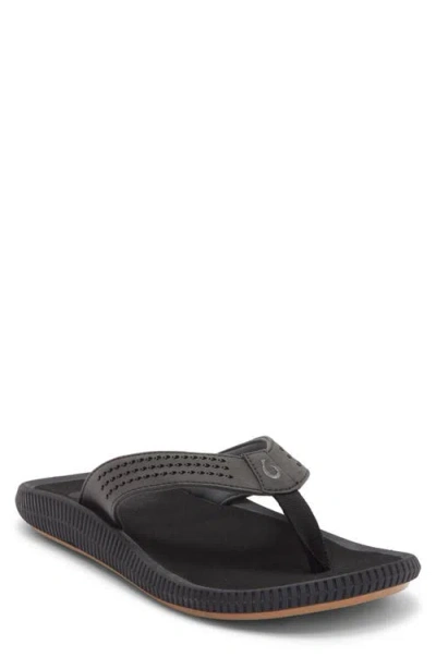 Olukai Ulele Flip Flop In Brown