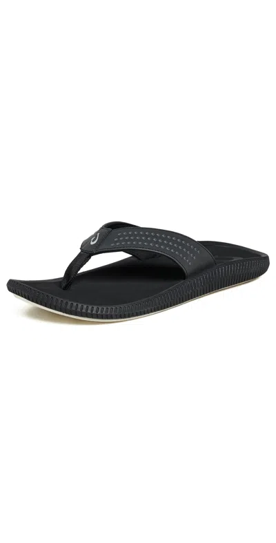 Olukai Ulele Sandals Black