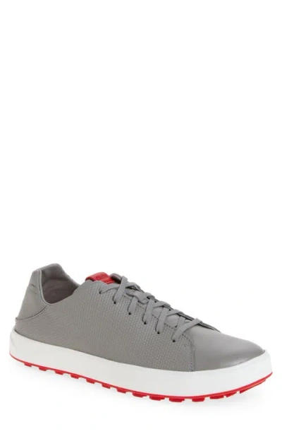 Olukai Wai'alae Waterproof Leather Golf Shoe In Multi