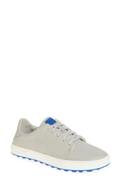 Olukai Wailea Waterproof Spikeless Golf Shoe In Sterling/blossom