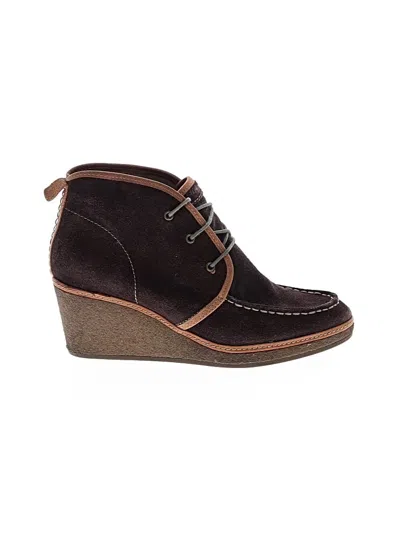 Pre-owned Olukai Wedges In Brown