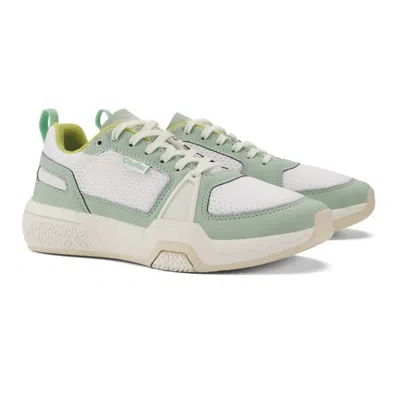 Olukai Women's Anau Pickleball Shoes In Bright White/pale Mint In Multi