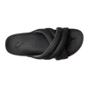 Olukai Women's Hila Puffy Slide Sandals In Black/black In Black