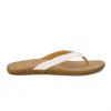 Olukai Honu Flip Flop In Bright White/golden Sand