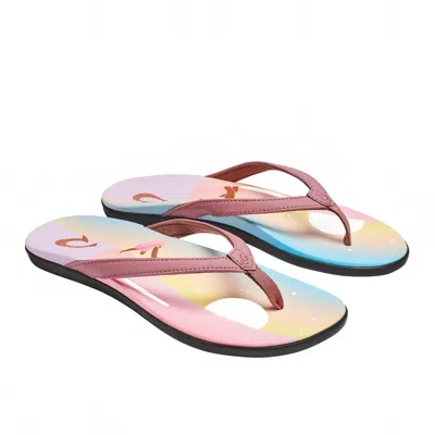 Olukai Women's Ho'opio Pae Sandal In Ash Rose/pae In Multi