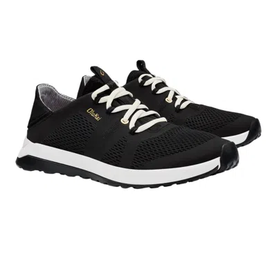 Olukai Women's Huia Athletic Sneaker In Black/black