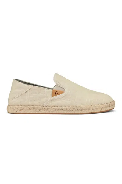 Olukai Women's Kaula Pa'a Kapa Espadrille Shoe In Tapa 2020 In Neutral