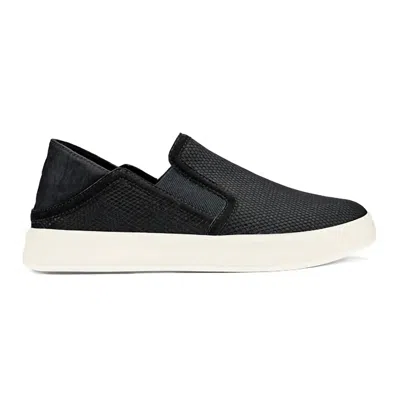 OLUKAI WOMEN'S KI'IHELE WALKING SNEAKERES IN BLACK