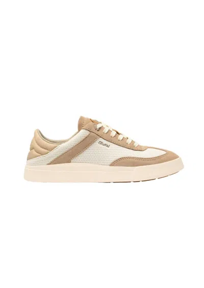 Olukai Women's Kilea Classic Court Sneakers In Tan In Multi