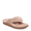 Olukai Kipea Heu Genuine Shearling Slide Sandal In Multi