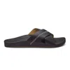 Olukai Kipea Olu Slide Sandal In Black