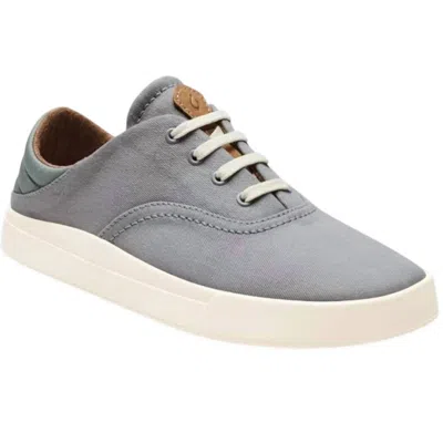 Olukai Women's Kohu Lace Up Sneakers In Mist Grey In Gray