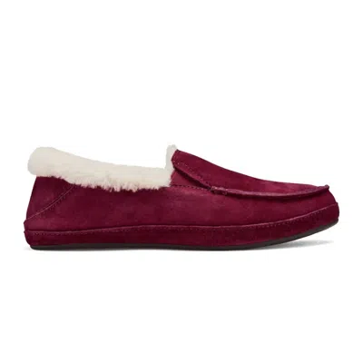 Olukai Women's Ku'una Slipper In Lilikoi/lilikoi In Red