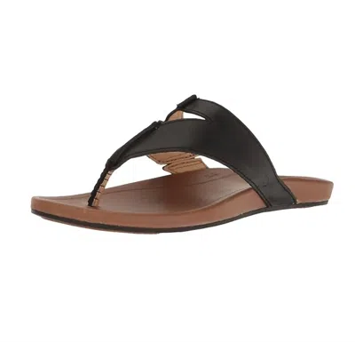 Olukai Women's Lala Sandal In Black/tan